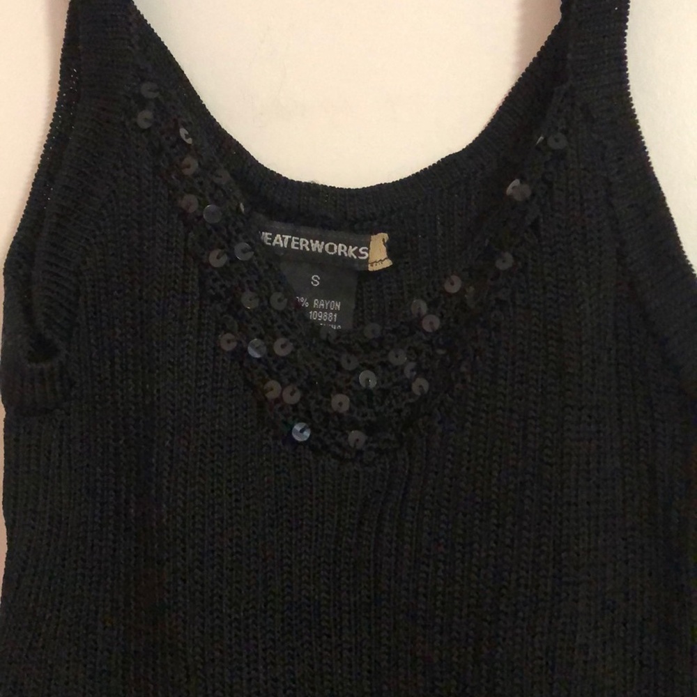 Sequin tank top